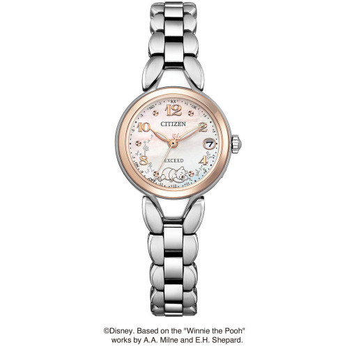 シチズン "エクシード" チタンベルト ラウンドフェイス 電波ソーラーウォッチ シチズン "エクシード" チタンベルト ラウンドフェイス 電波ソーラーウォッチ