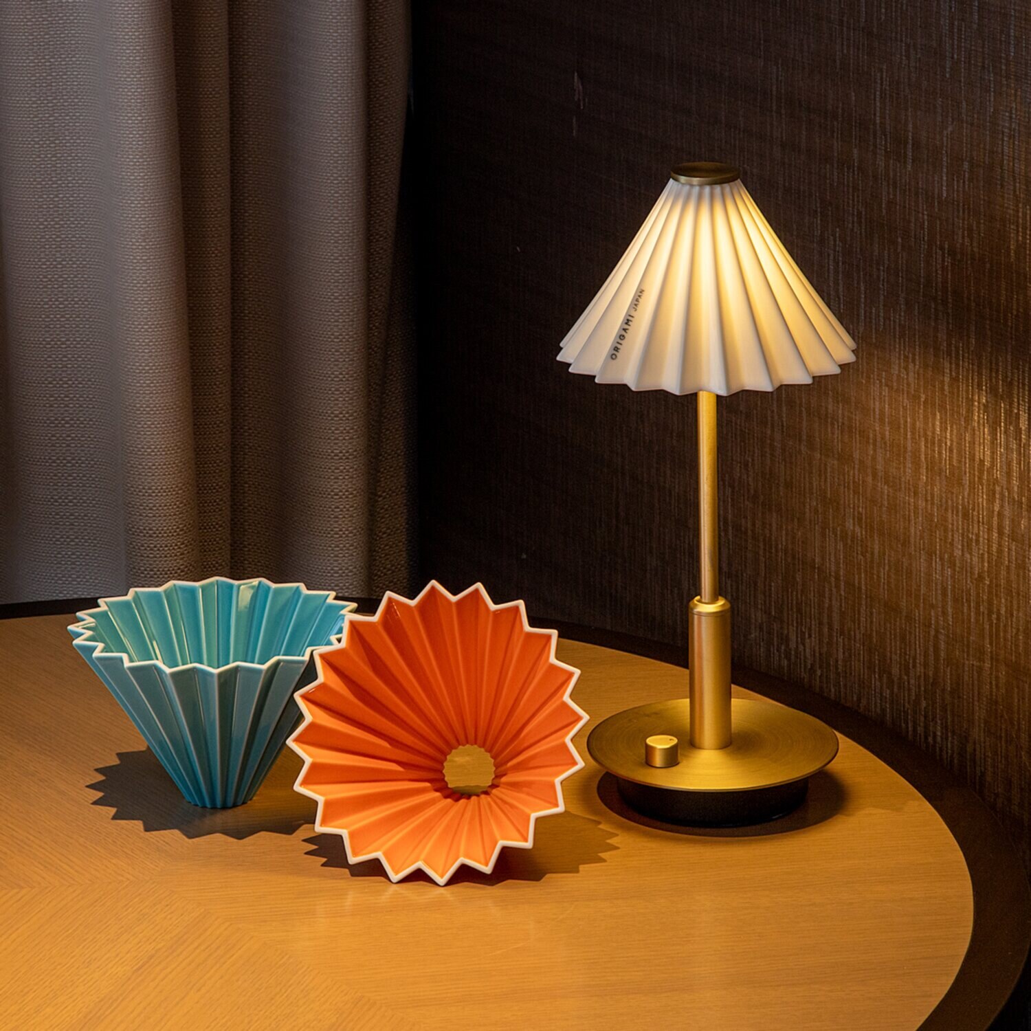 グラムエイト オリガミランプポータブル ＜ブラス＞