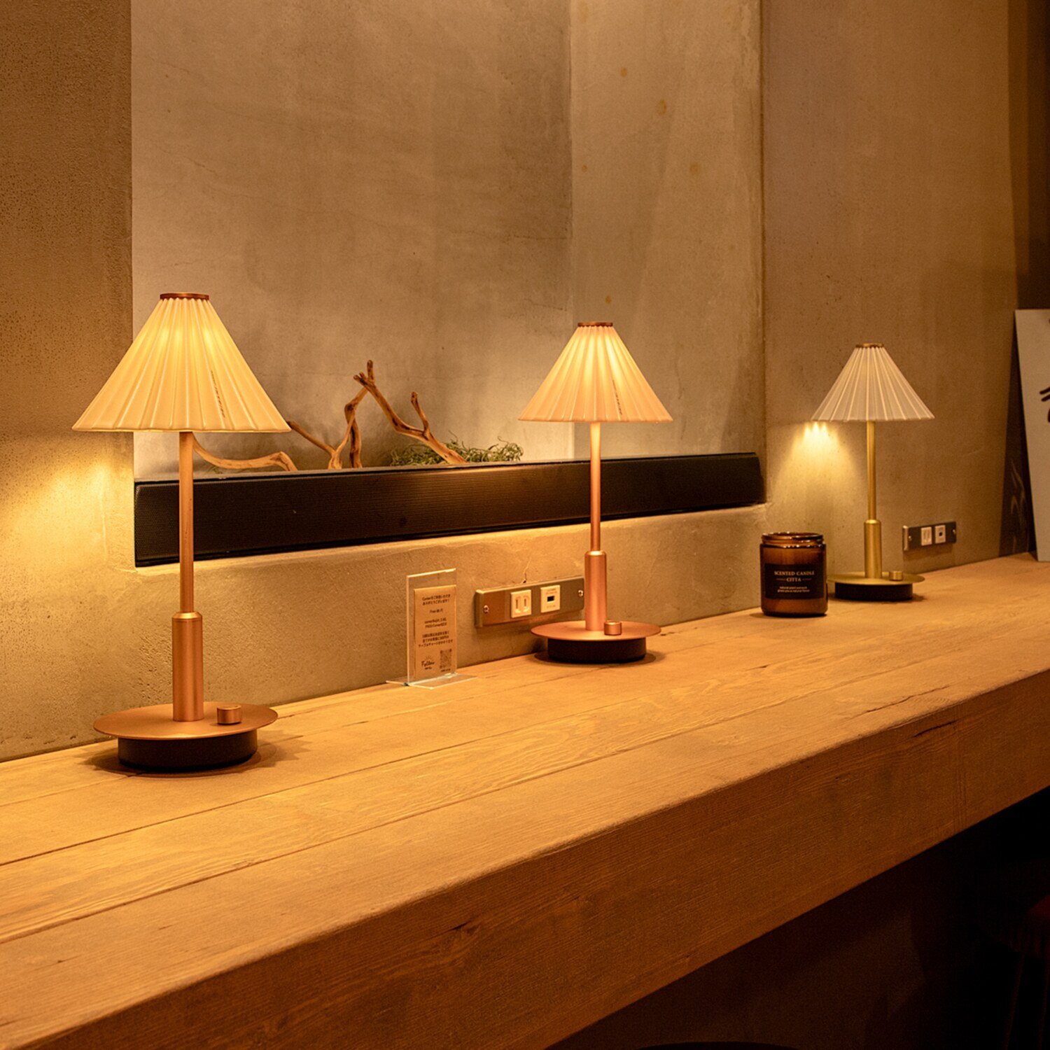 グラムエイト オリガミランプポータブル ＜コッパー＞