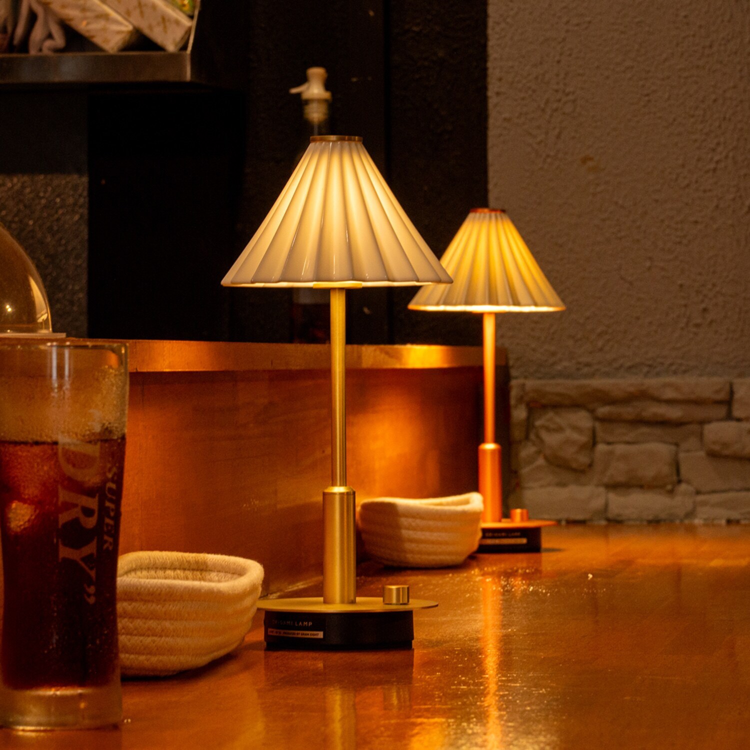 グラムエイト オリガミランプポータブル ＜コッパー＞