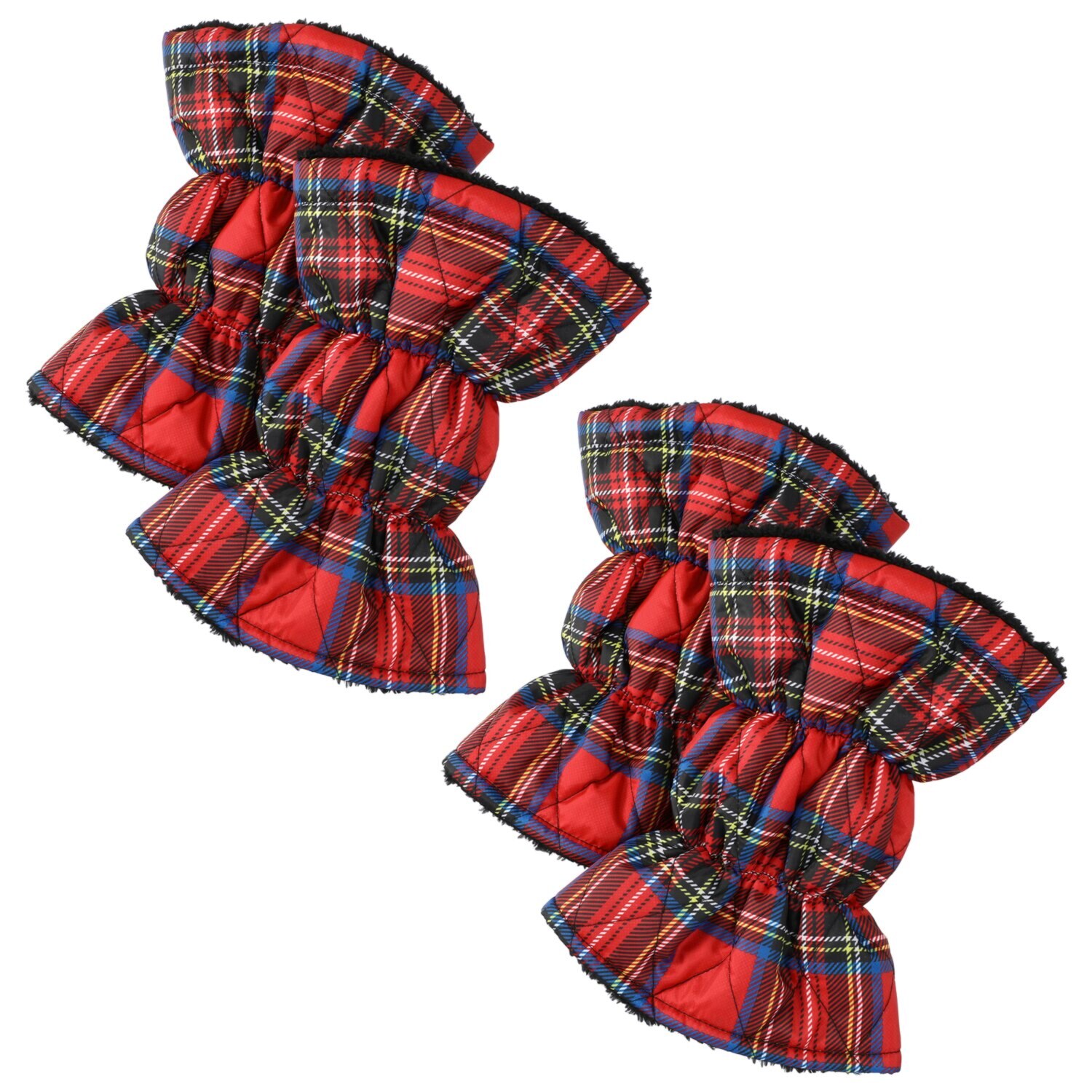 くるぶしまで ポカポカあったか 発熱ボア ほっこりウォーマー ２足４枚セット