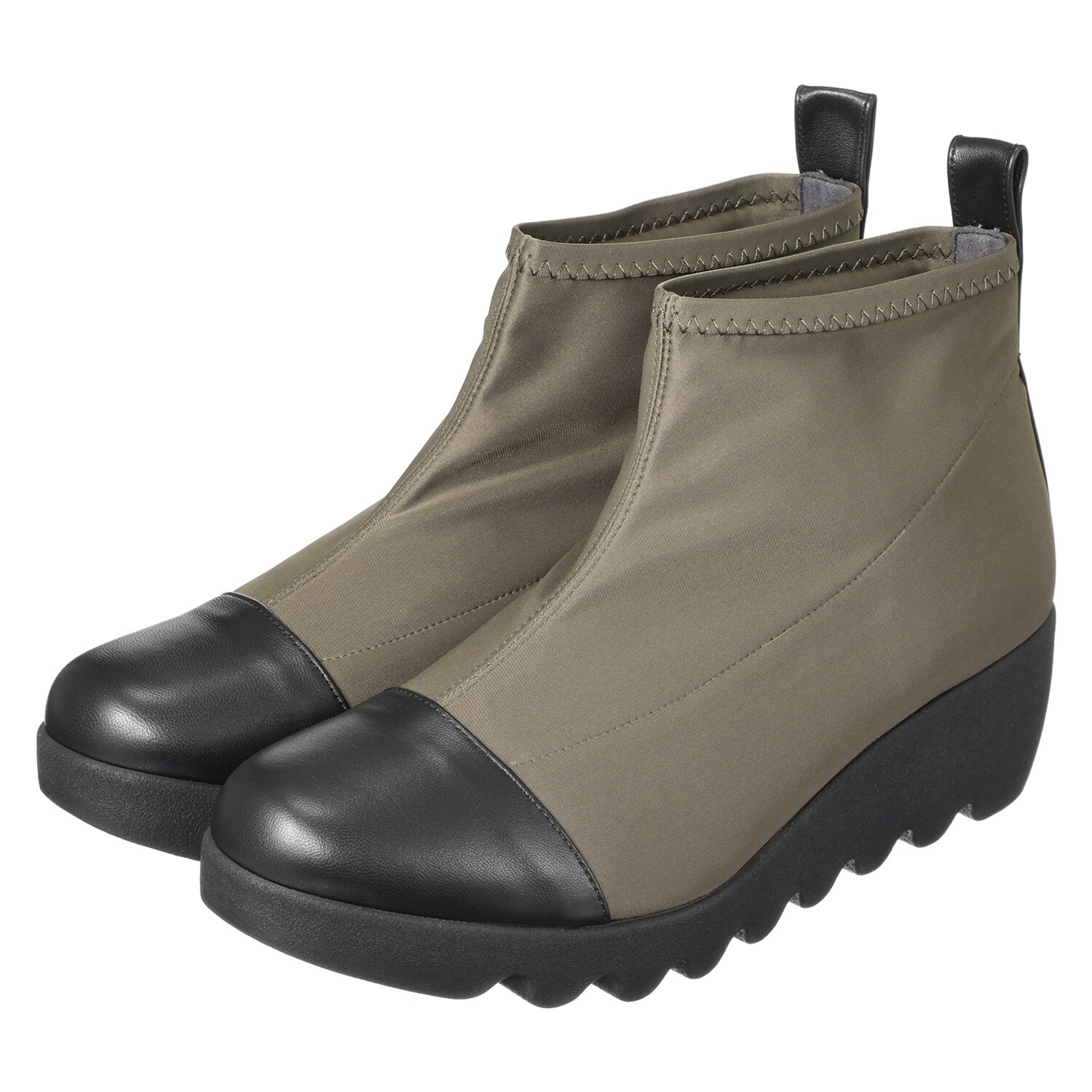 ヒルズアヴェニュー ＜日本製＞ トゥキャップ ストレッチブーツ