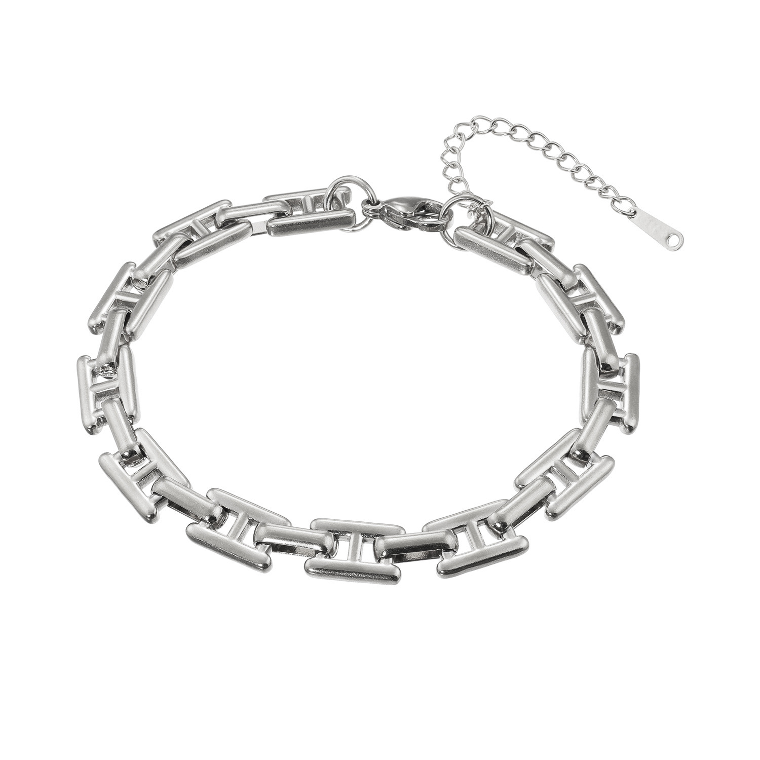 アビステ ウォッチ＆アクセサリーズ ステンレス リンク チェーンブレスレット