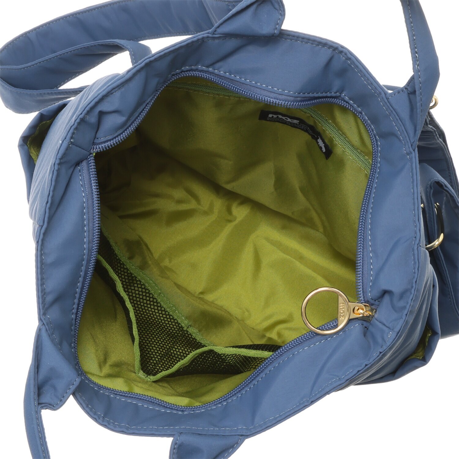 モズ エルクデザインチャーム付 はっ水ナイロン 超軽量２ウェイリュック