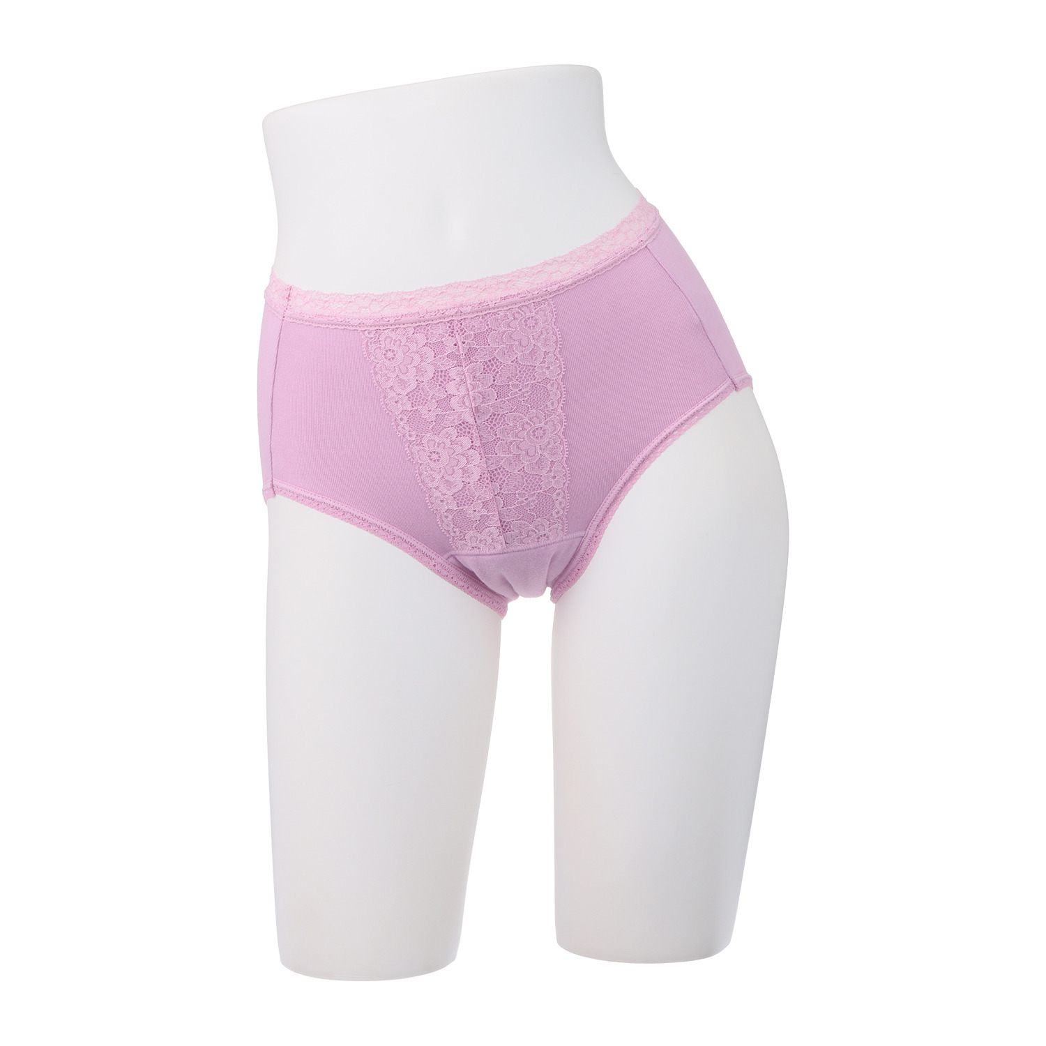 グレイスウェア 日本製 東洋紡ディスメル使用 吸水・消臭 綿混ショーツ 同色２枚セット