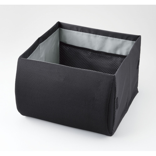 たたんで腰クッション！ 広げて収納ボックスに！ 荷物の転落防止！ シートボックス 腰クッション