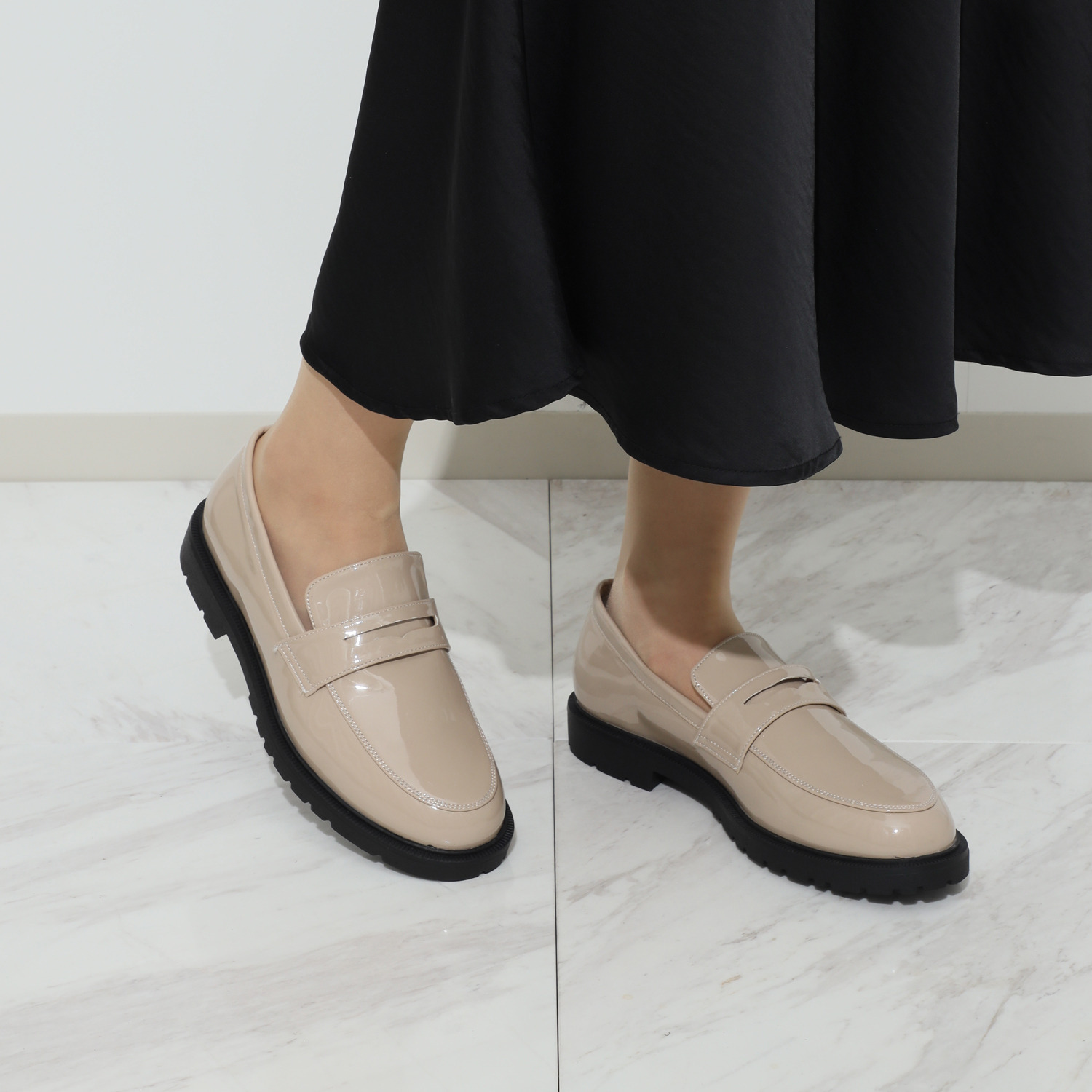 アミアミ 防水 タッセル付 ２ウェイローファー