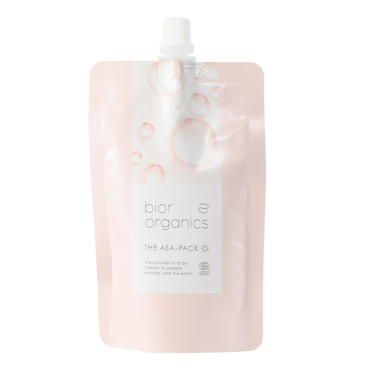 ビオール　オーガニクス エコサートコスモス オーガニック認証取得 アサパック モイストレチーノＣ オールインワン 美容液パック ２個セット 