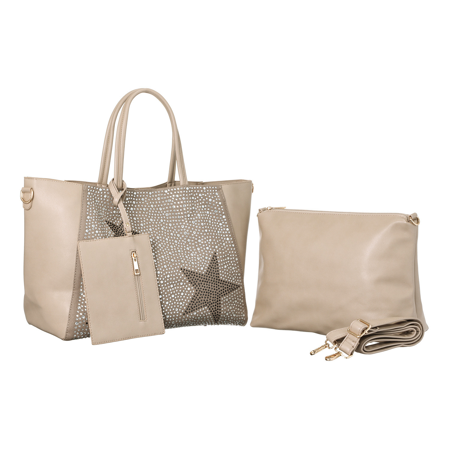 ラルジュ スタービジュウ Ａ４トートバッグ＜大＞＆ ポーチ３点セット