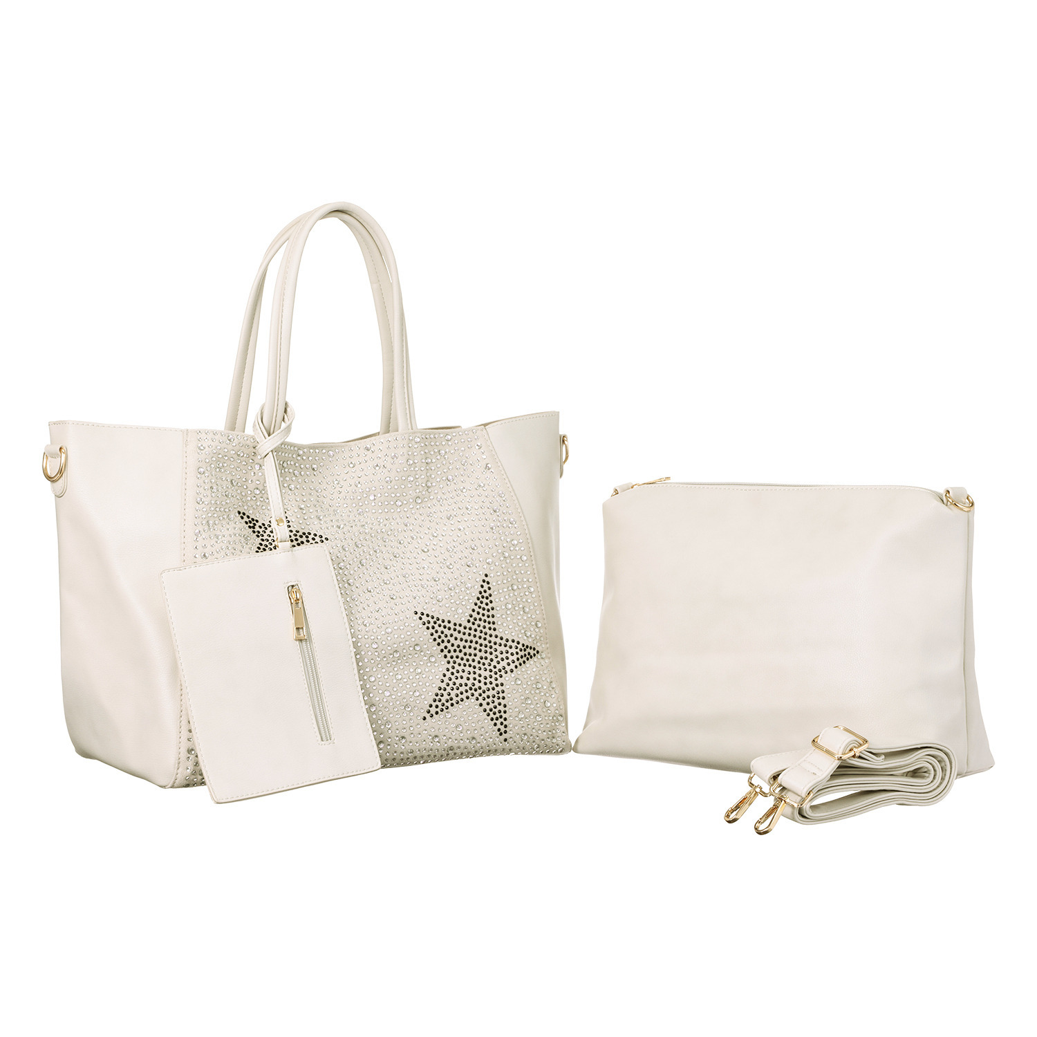 ラルジュ スタービジュウ Ａ４トートバッグ＜大＞＆ ポーチ３点セット