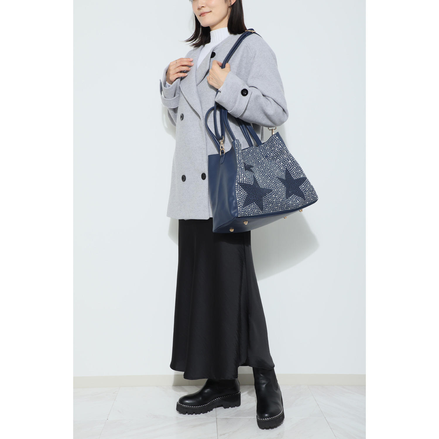 ラルジュ スタービジュウ Ａ４トートバッグ＜大＞＆ ポーチ３点セット