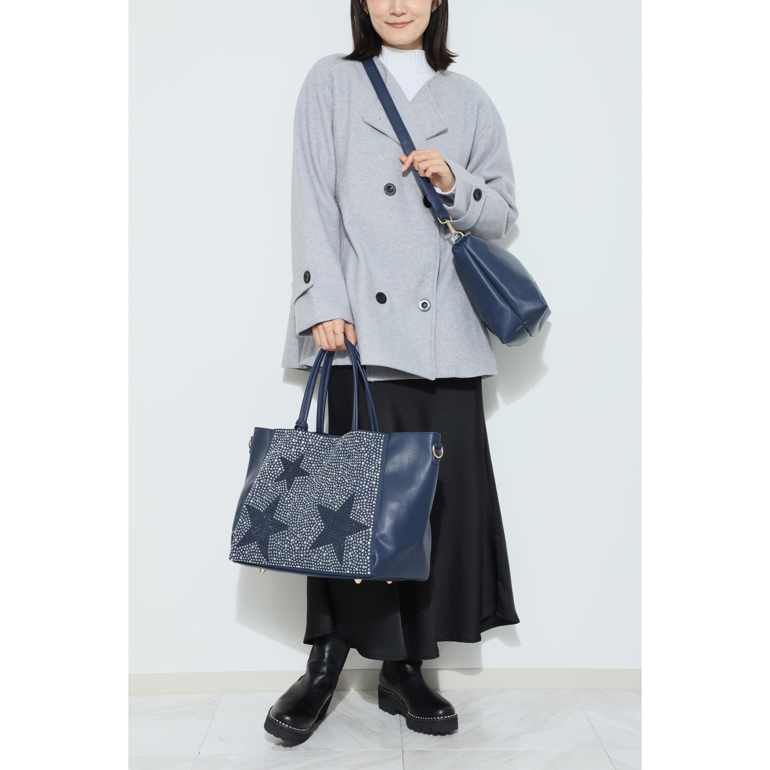 ラルジュ スタービジュウ Ａ４トートバッグ＜大＞＆ ポーチ３点セット