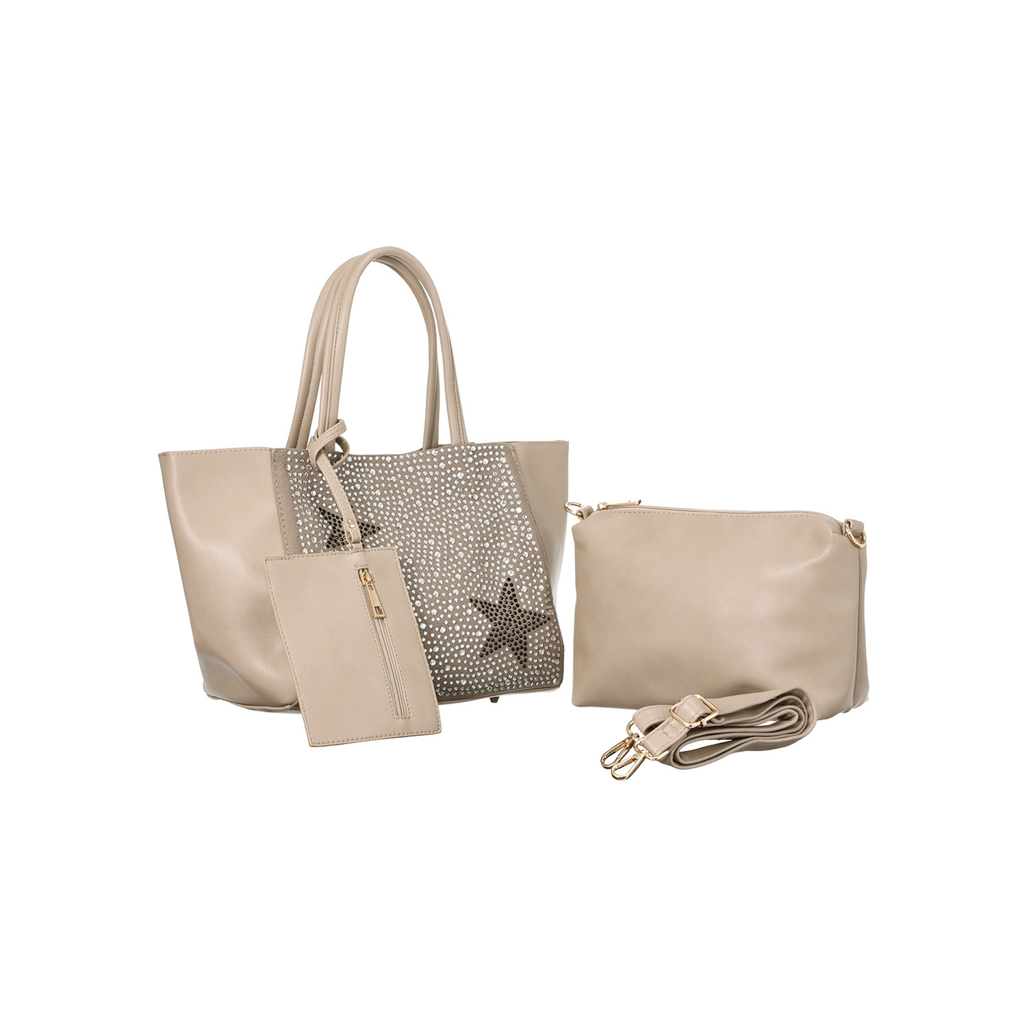 ラルジュ スタービジュウ Ａ４トートバッグ＜小＞＆ ポーチ３点セット