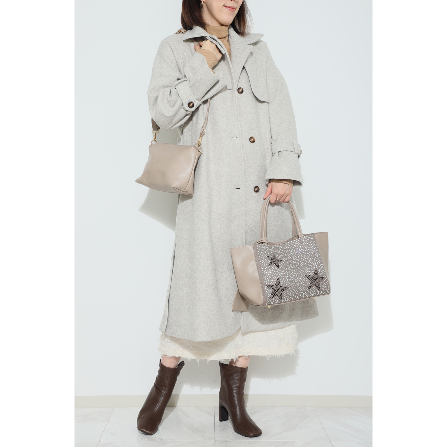 ラルジュ スタービジュウ Ａ４トートバッグ＜小＞＆ ポーチ３点セット