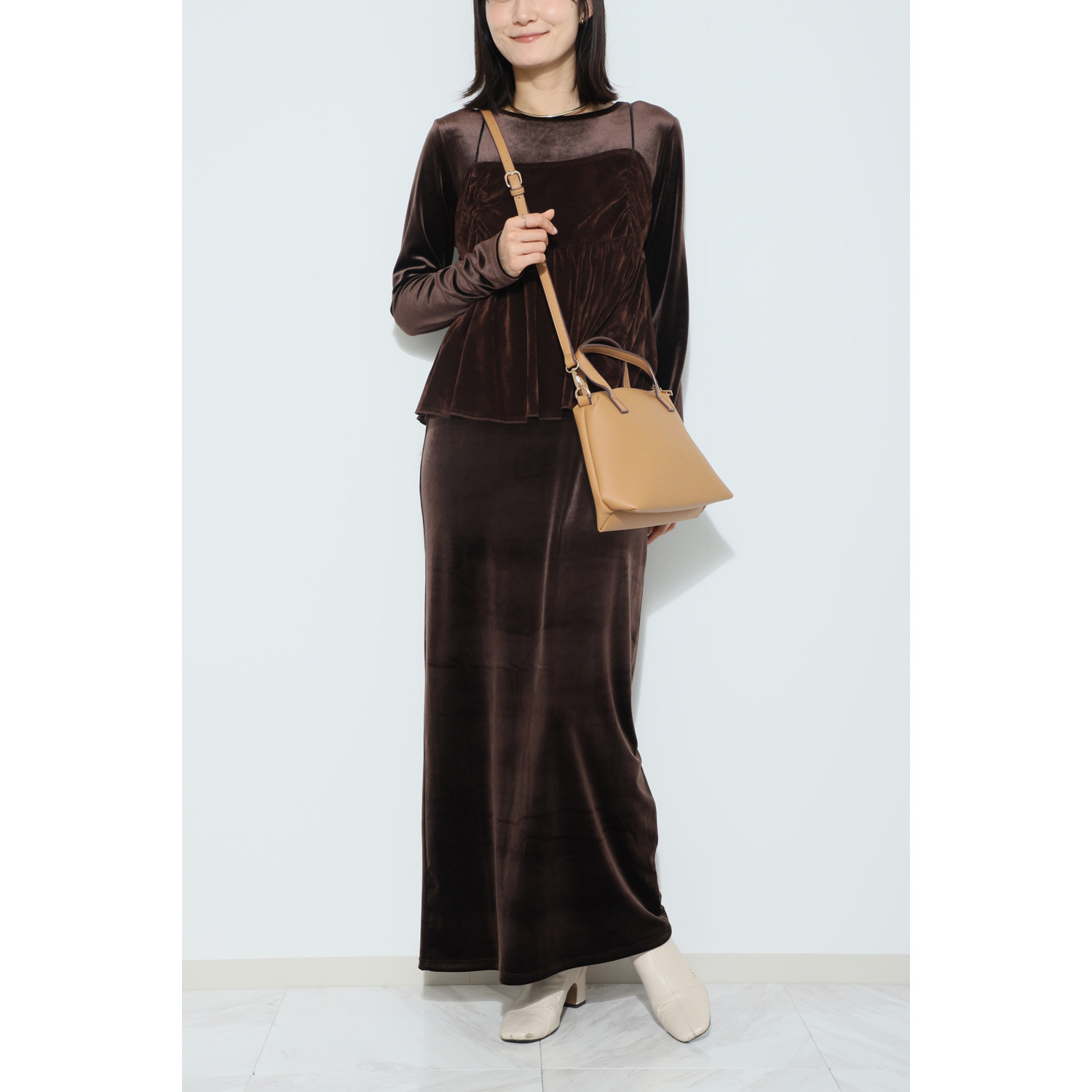 ラルジュ ２ウェイインナーバッグ付 トートバッグ