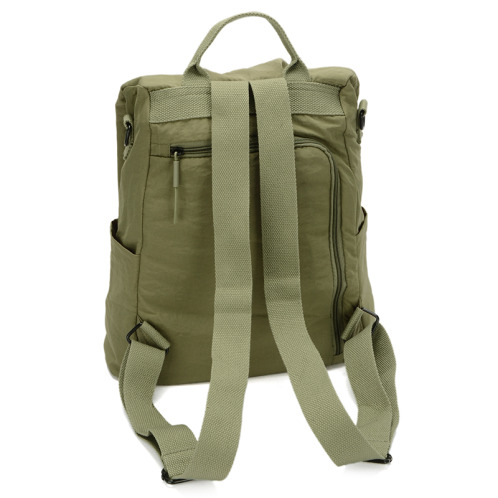 ラルジュ 背面Ｌ字ファスナー 多ポケット ２ウェイリュック