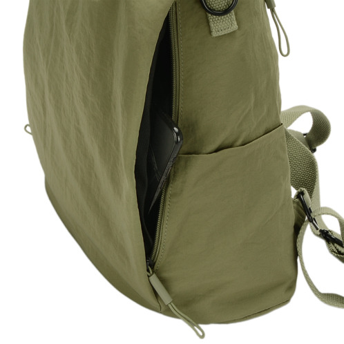 ラルジュ 背面Ｌ字ファスナー 多ポケット ２ウェイリュック