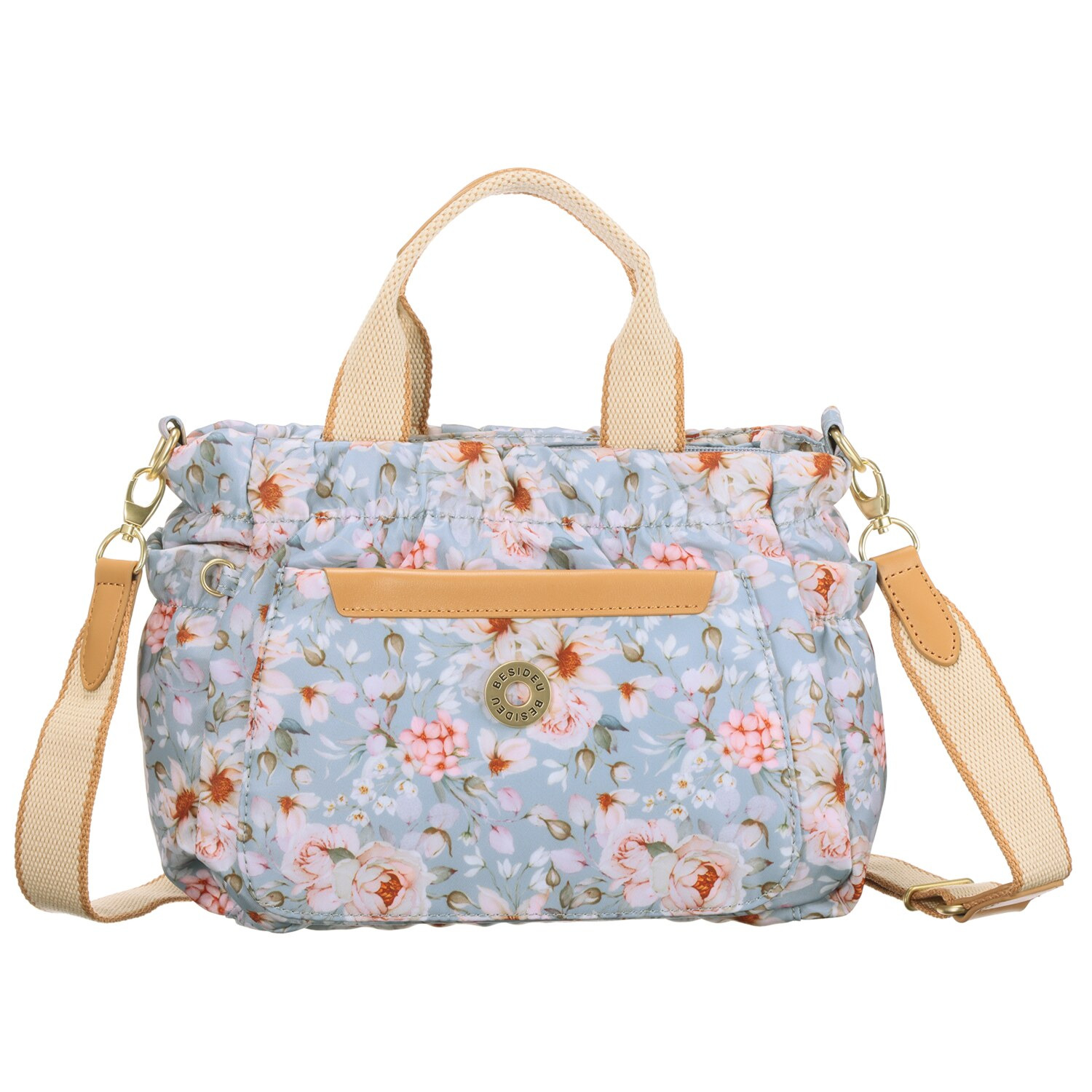 ビサイユ はっ水 “ヌートピア” 花柄２ウェイバッグ