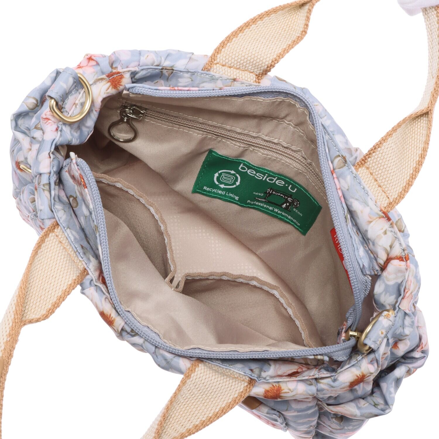 ビサイユ はっ水 “ヌートピア” 花柄２ウェイバッグ