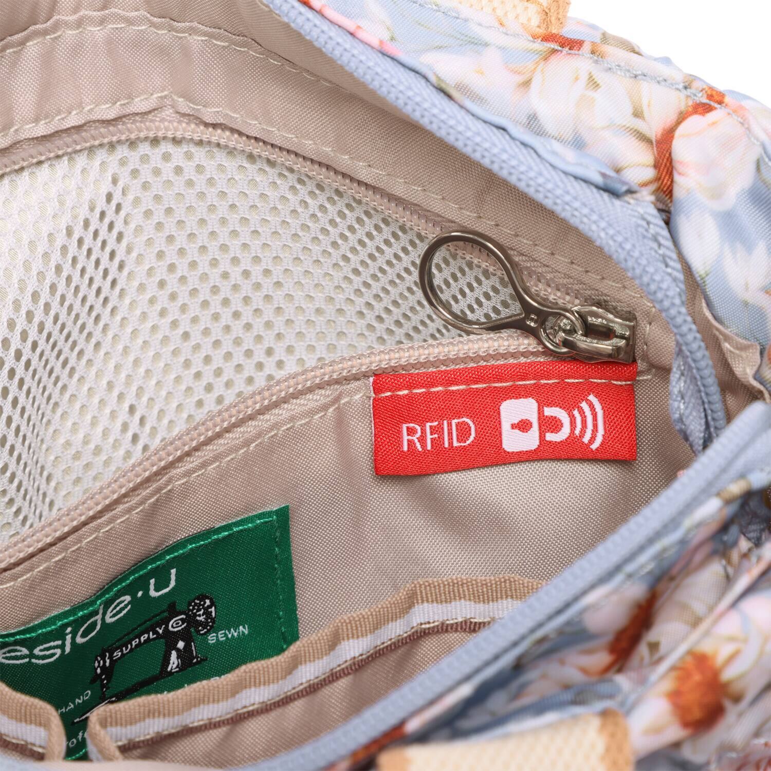 ビサイユ はっ水 “ヌートピア” 花柄２ウェイバッグ