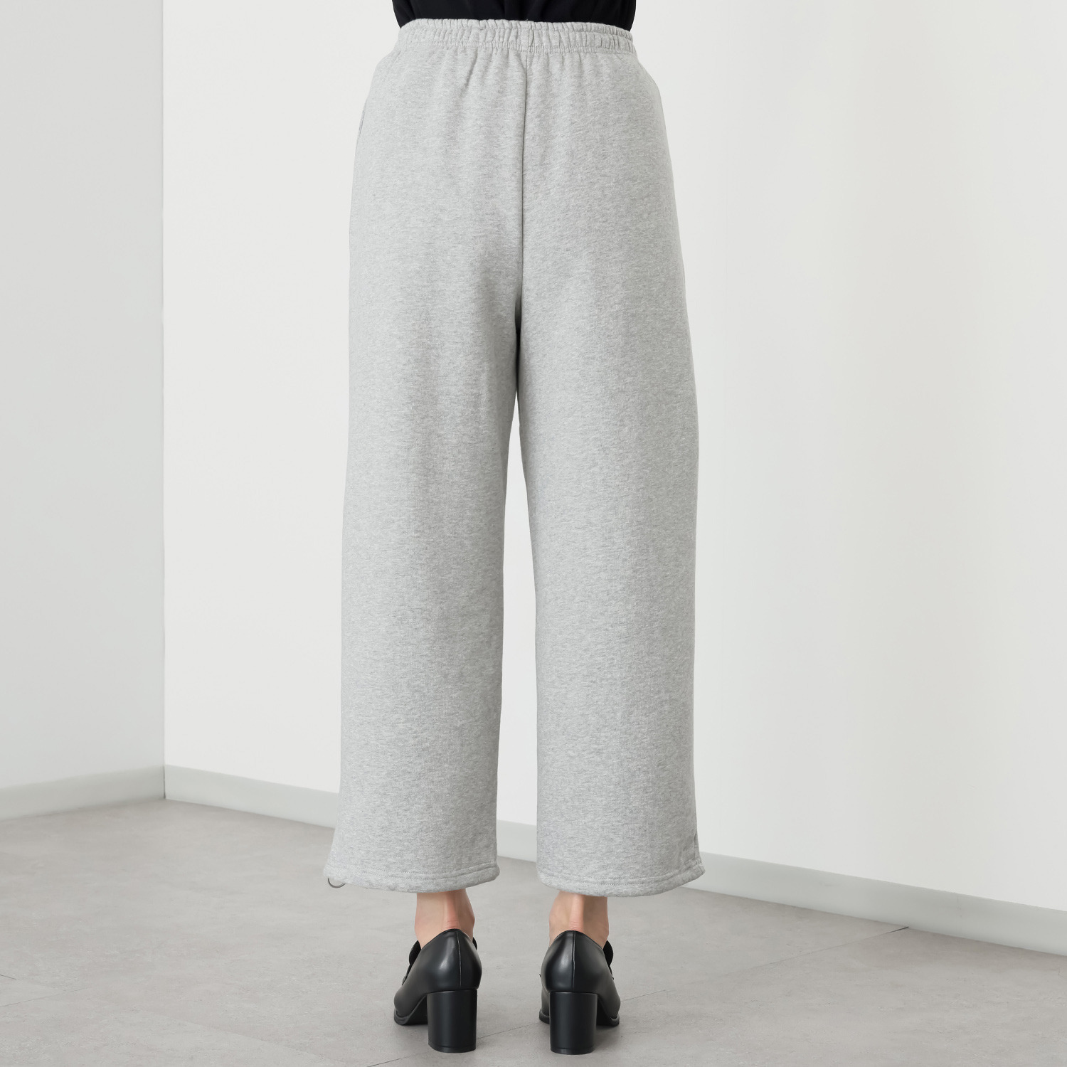 エムエムオー 裏起毛 裾ドローストリング スウェットパンツ