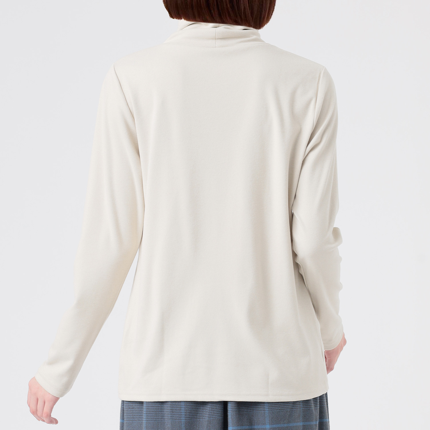 エムエムオー 吸湿発熱 スムース タートルネック プルオーバー