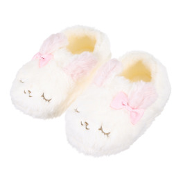 ファス　プロジェクト フェイクファー うさぎデザイン スリッパ ＜キッズ＞