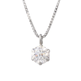 フロムアントワープ プラチナ９５０＆８５０ ０．３カラットＵＰ トリプルエクセレント ダイヤモンド ソリティアネックレス ＜ＧＩＡ鑑定書付＞