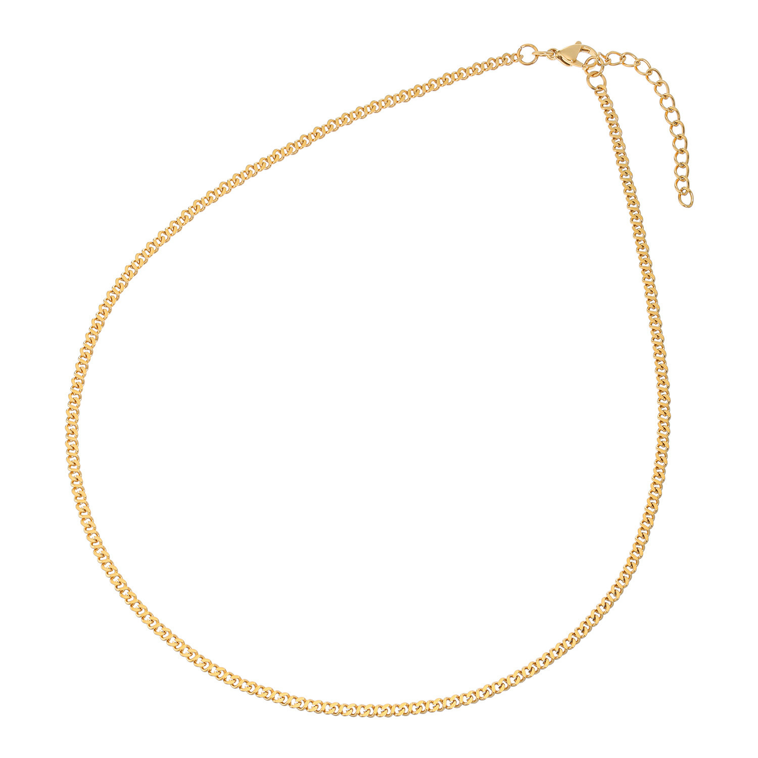 キラレ ステンレス インフィニティカーブ チェーンネックレス＆ 貝パールネックレス ２本セット