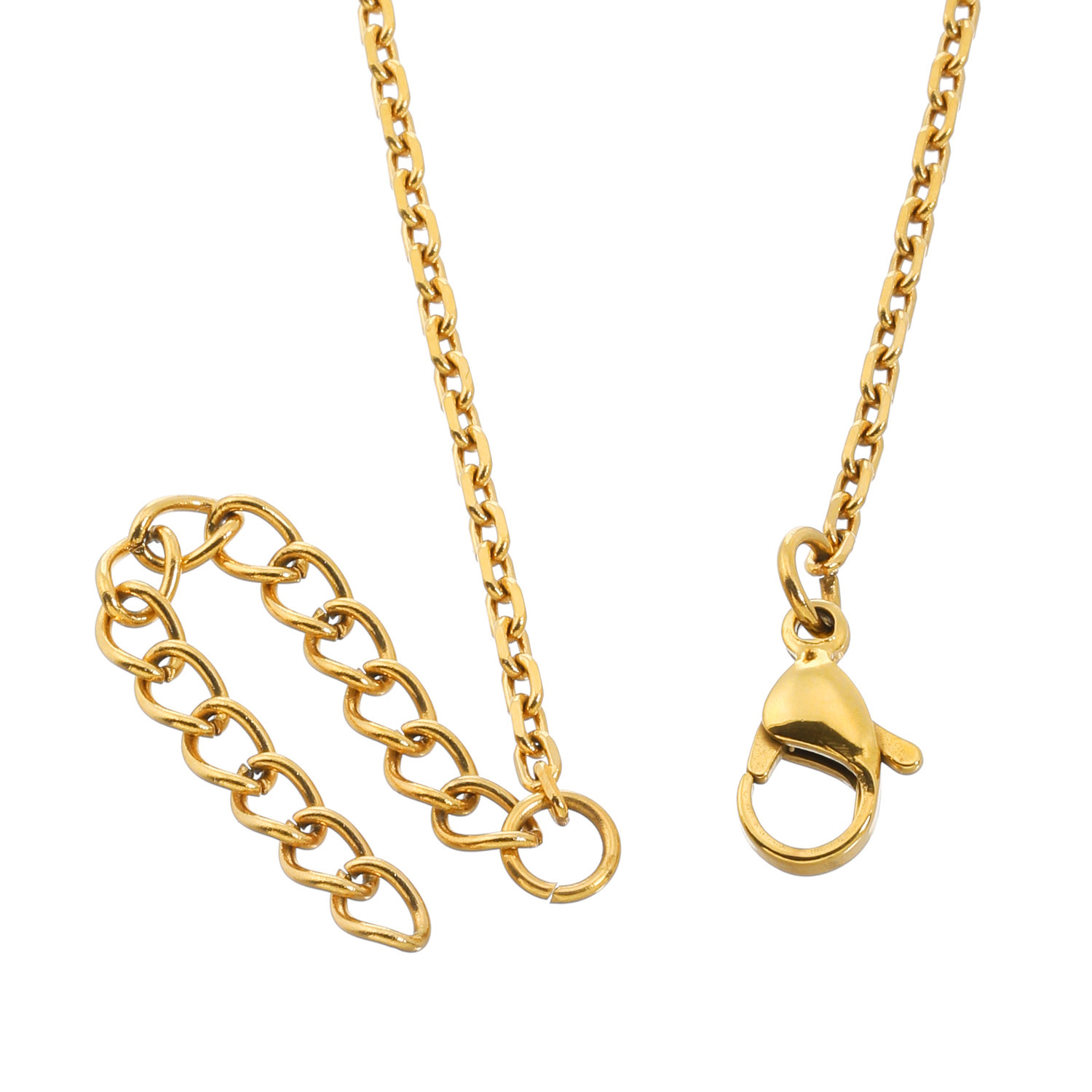 キラレ ステンレス マザーオブパール クローバーモティーフ ステーション ロングネックレス