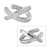 キラレ ステンレス ＣＺ クロスライン リバーシブルイヤーカフ ＜片側のみ＞