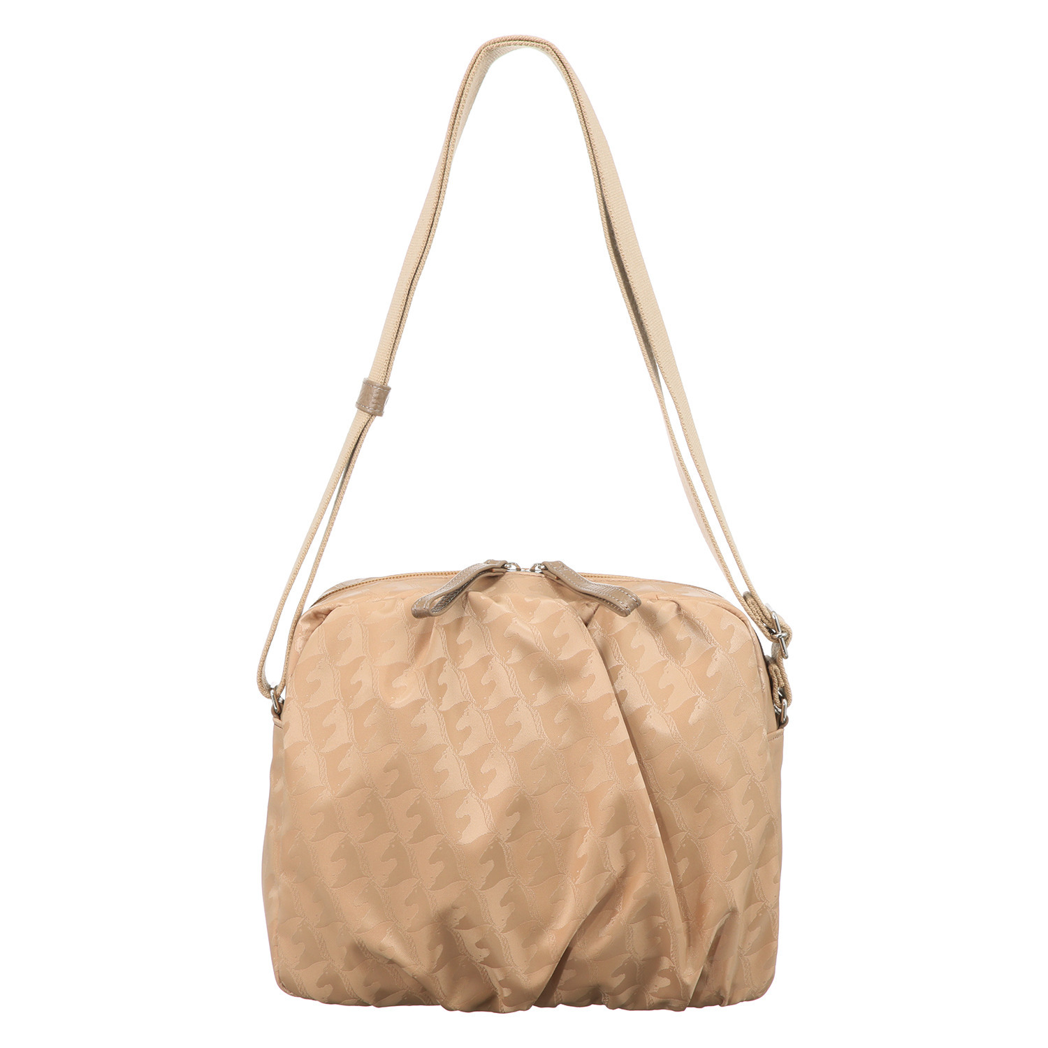 マダムヒロコ はっ水馬柄ジャガード ショルダーバッグ