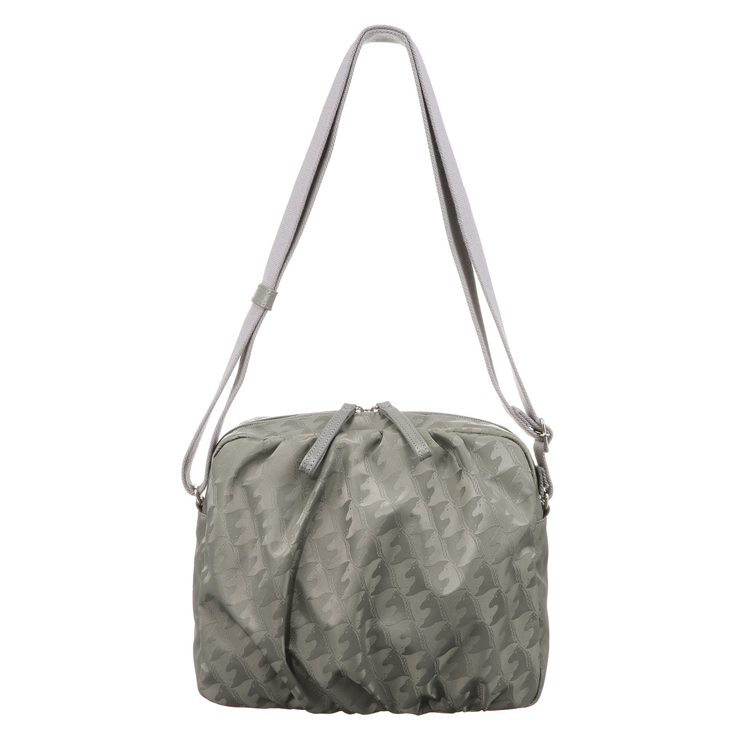 マダムヒロコ はっ水馬柄ジャガード ショルダーバッグ