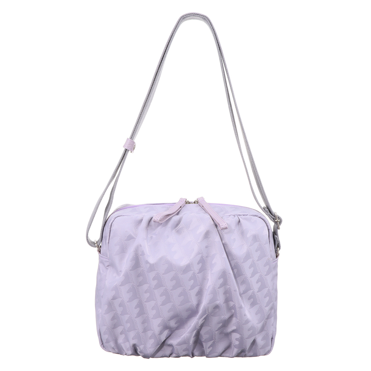 マダムヒロコ はっ水馬柄ジャガード ショルダーバッグ