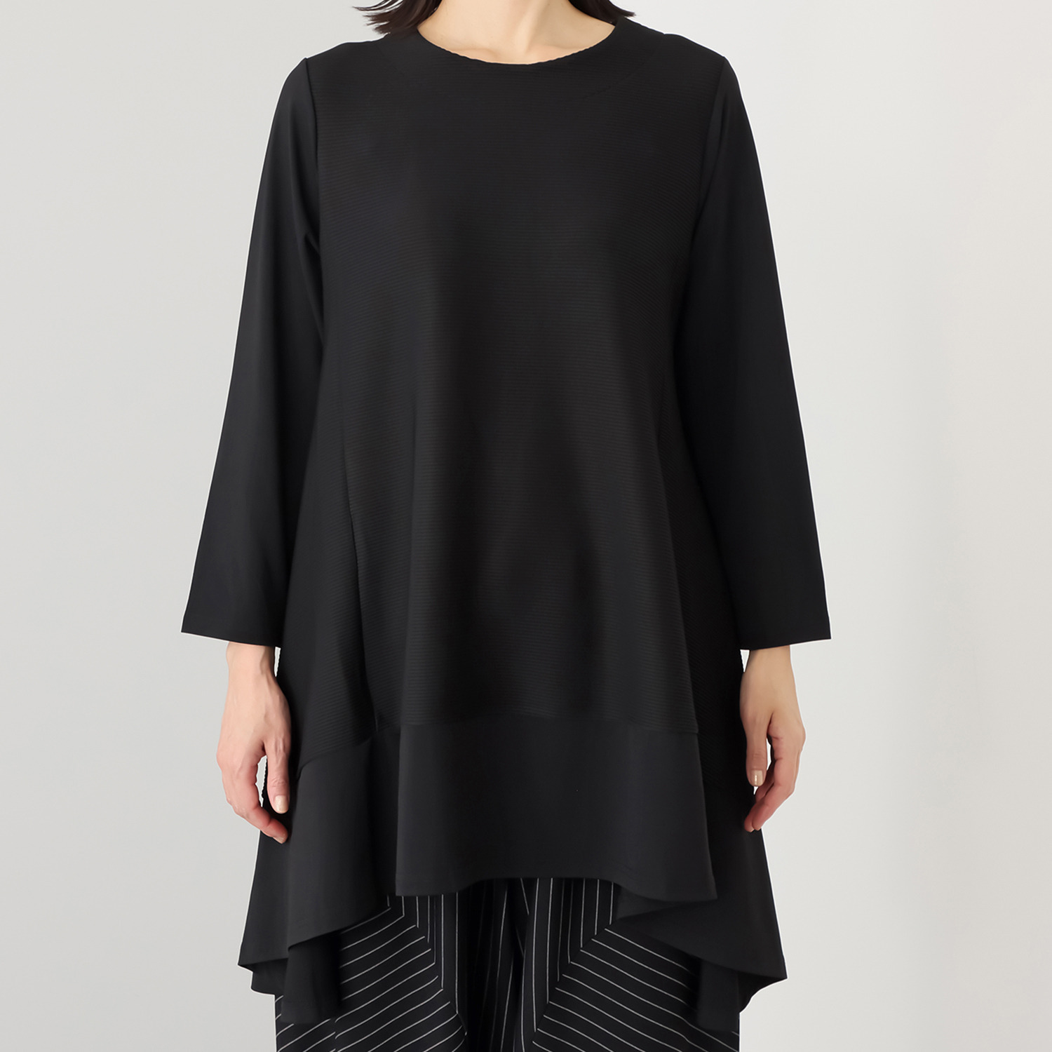 コイビトミサキ 切替デザイン Ａラインシルエット チュニック