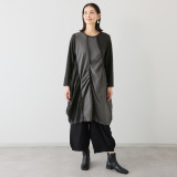 コイビトミサキ アシンメトリー 切替デザイン ロングチュニック