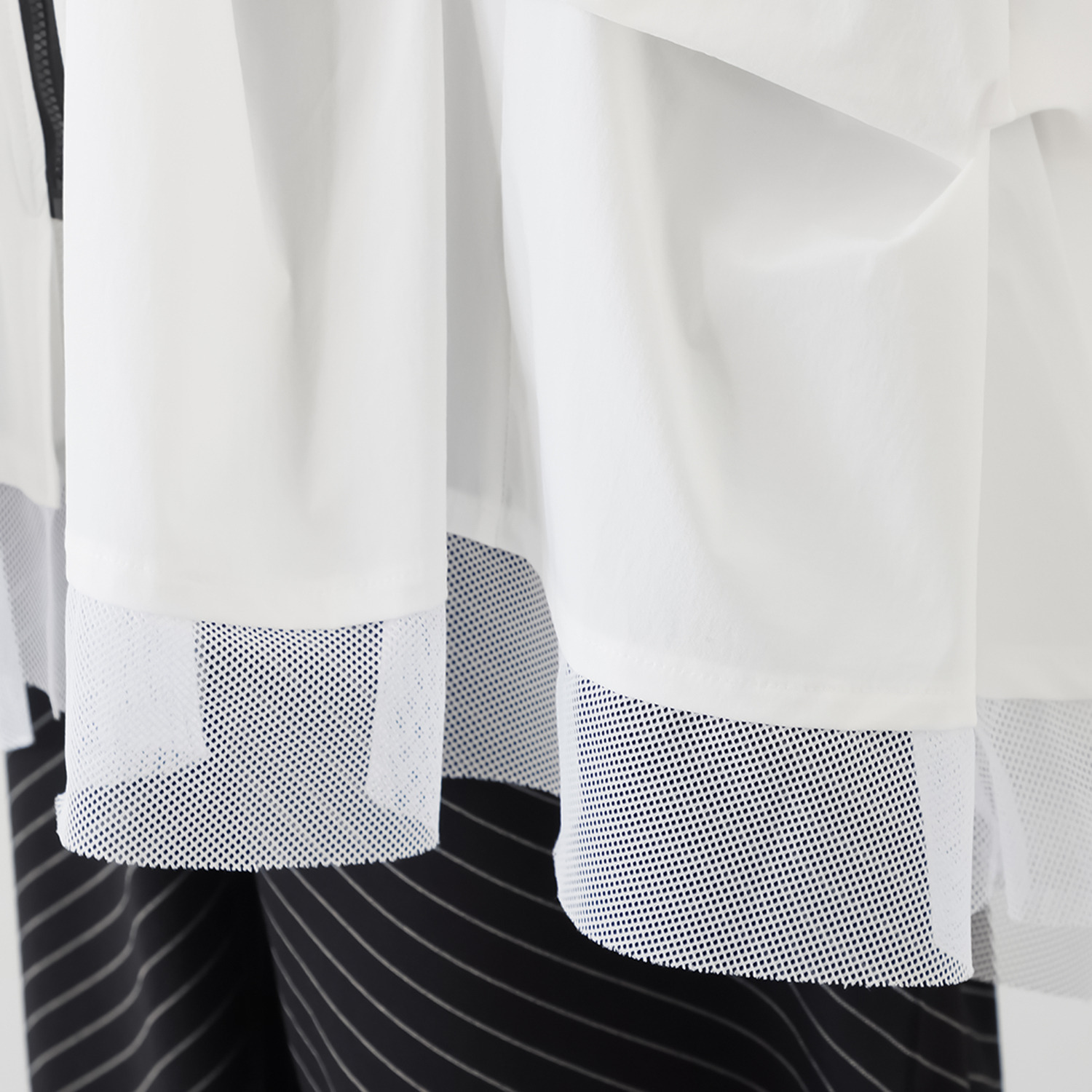 コイビトミサキ メッシュアクセント ロングベスト