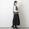オン　ザ　エッジ バレルシルエットが新しい 大人テイストが光る ワークポケット ロングスカート