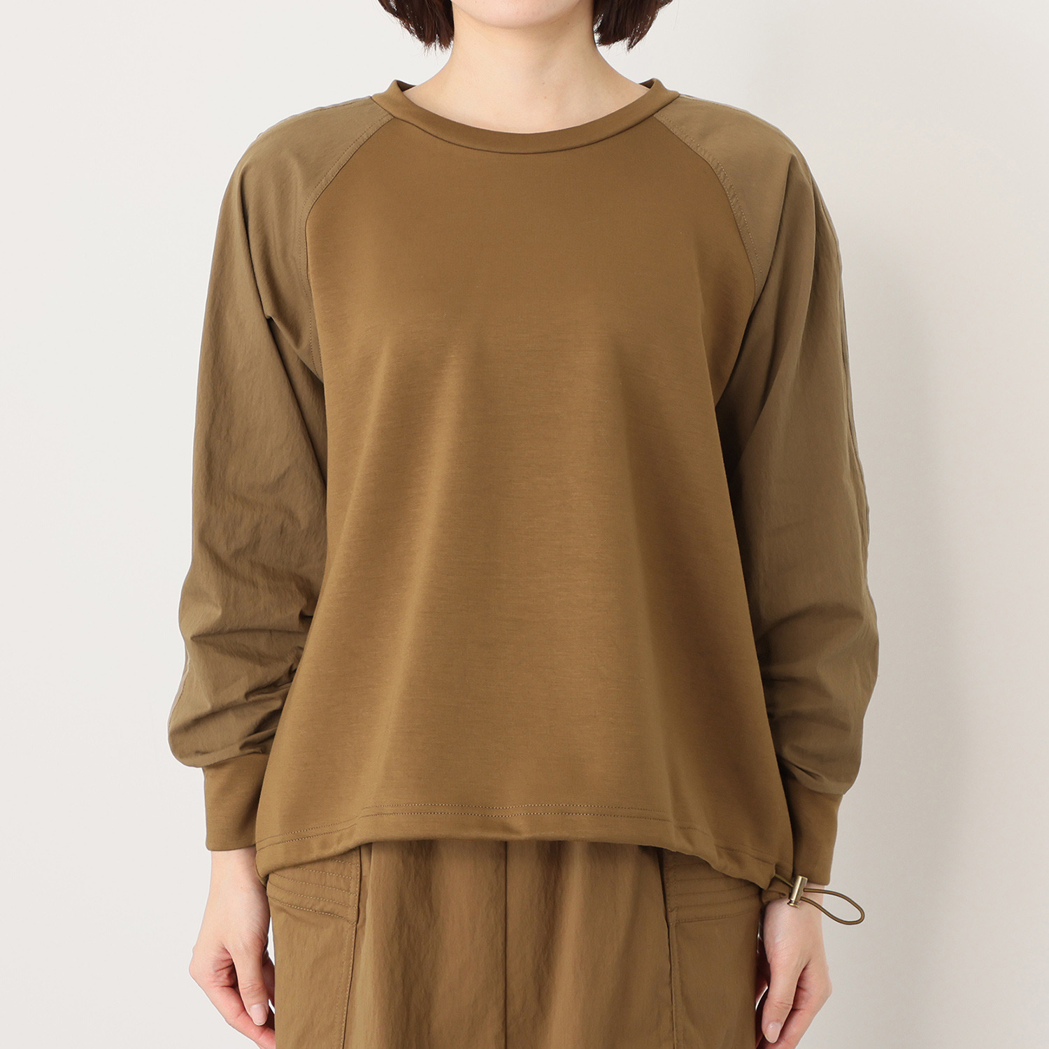 リラリー 布帛ミックス プルオーバー