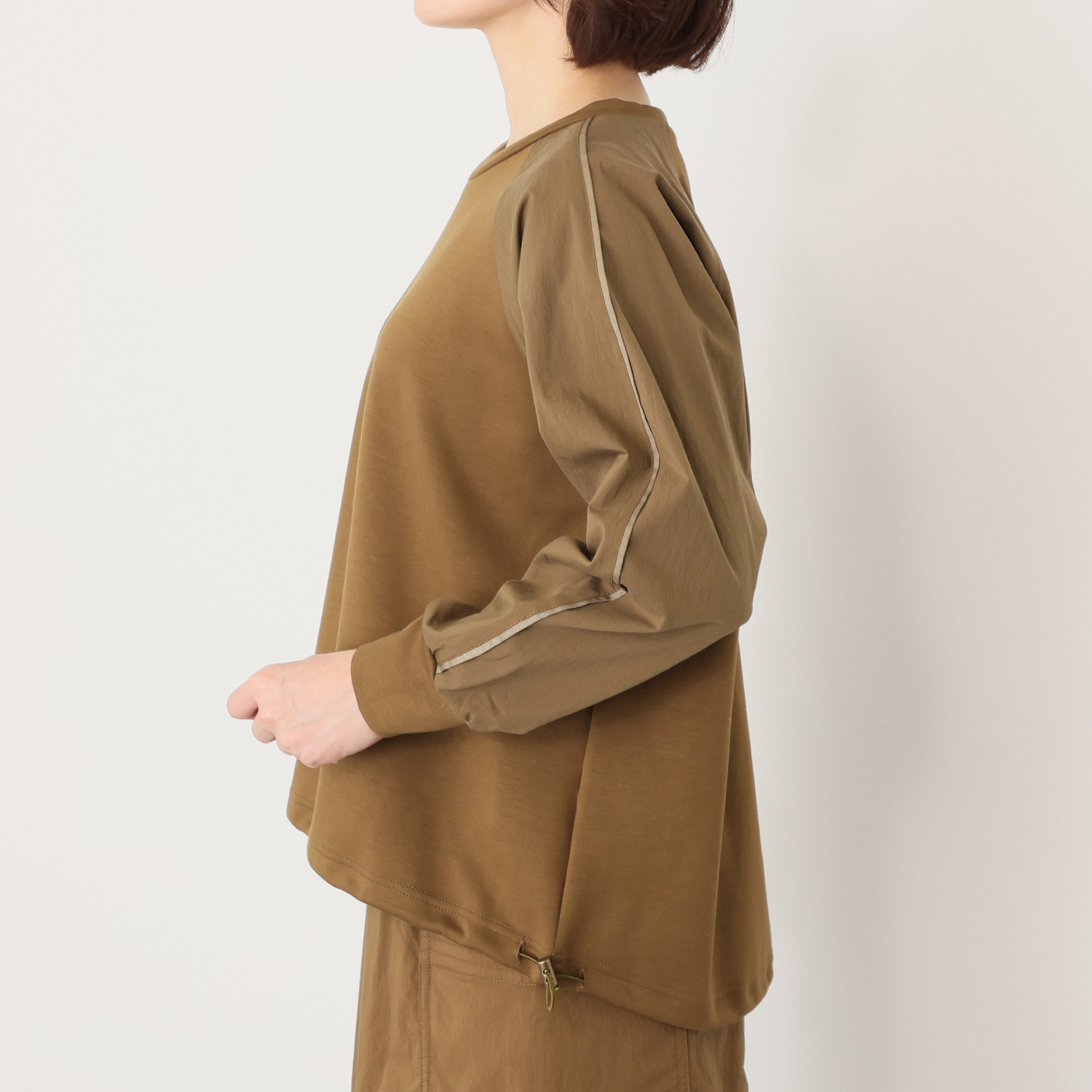 リラリー 布帛ミックス プルオーバー