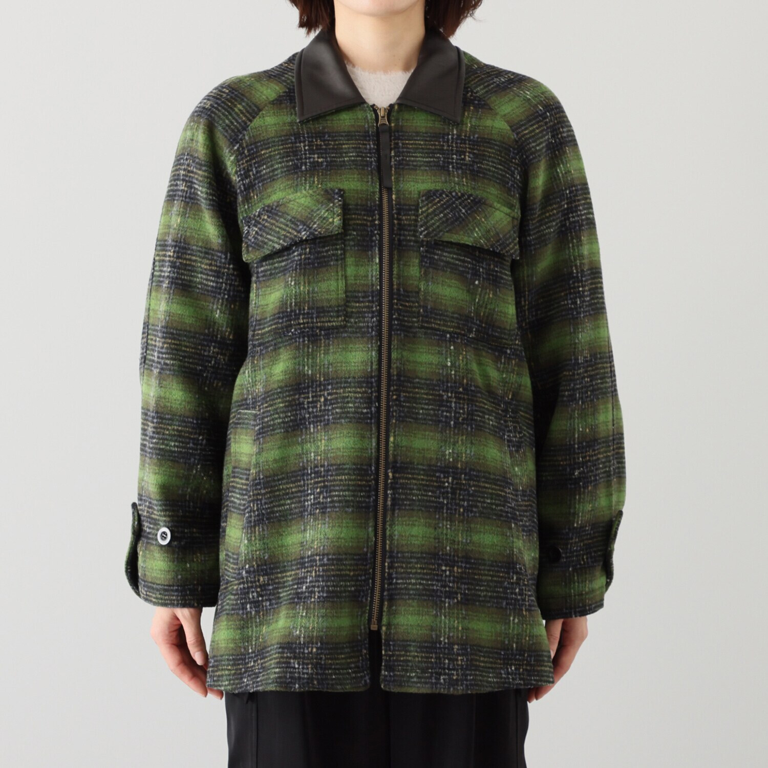 リラリー ウールライク ショートコート