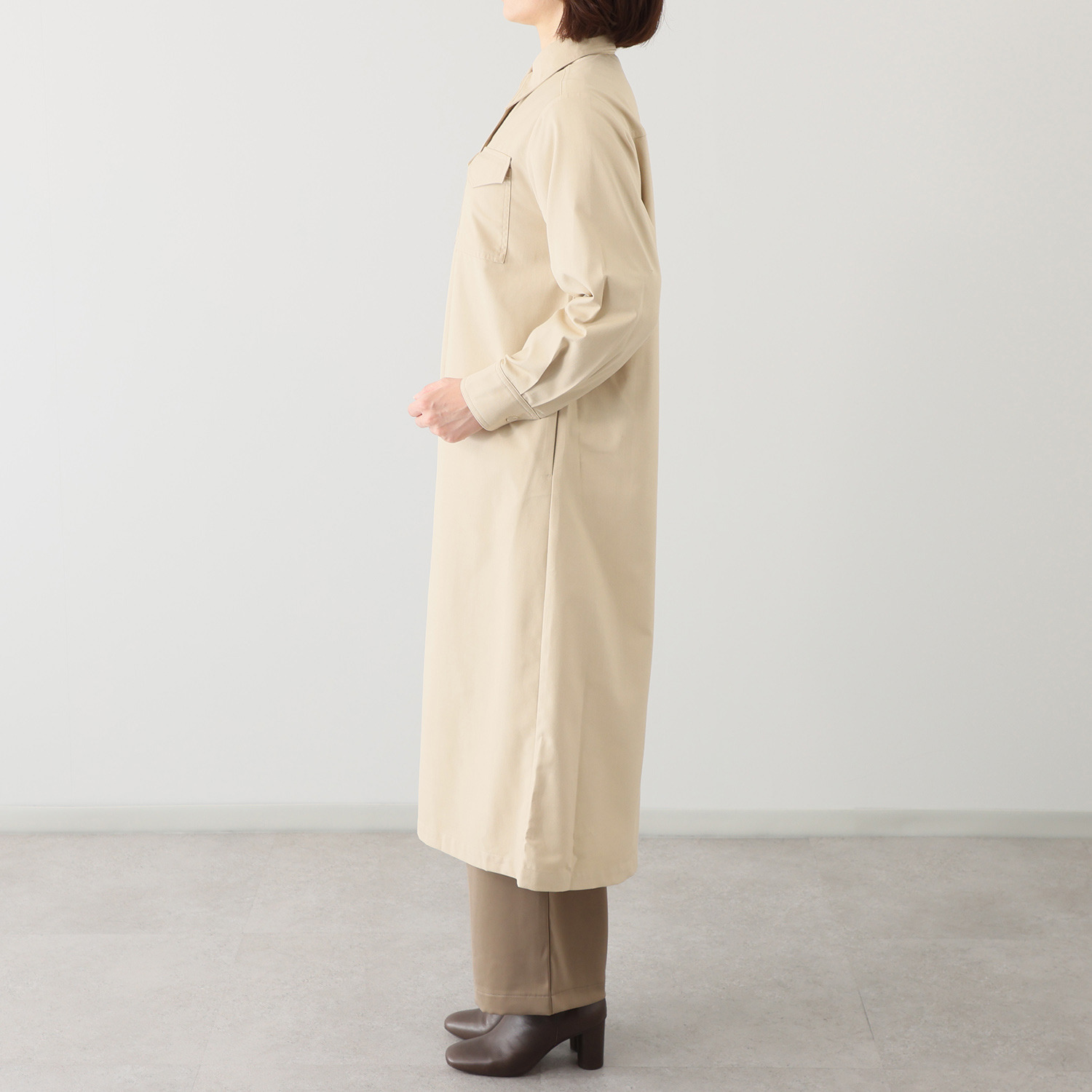 リラリー 共布ベルト付 ワンピース