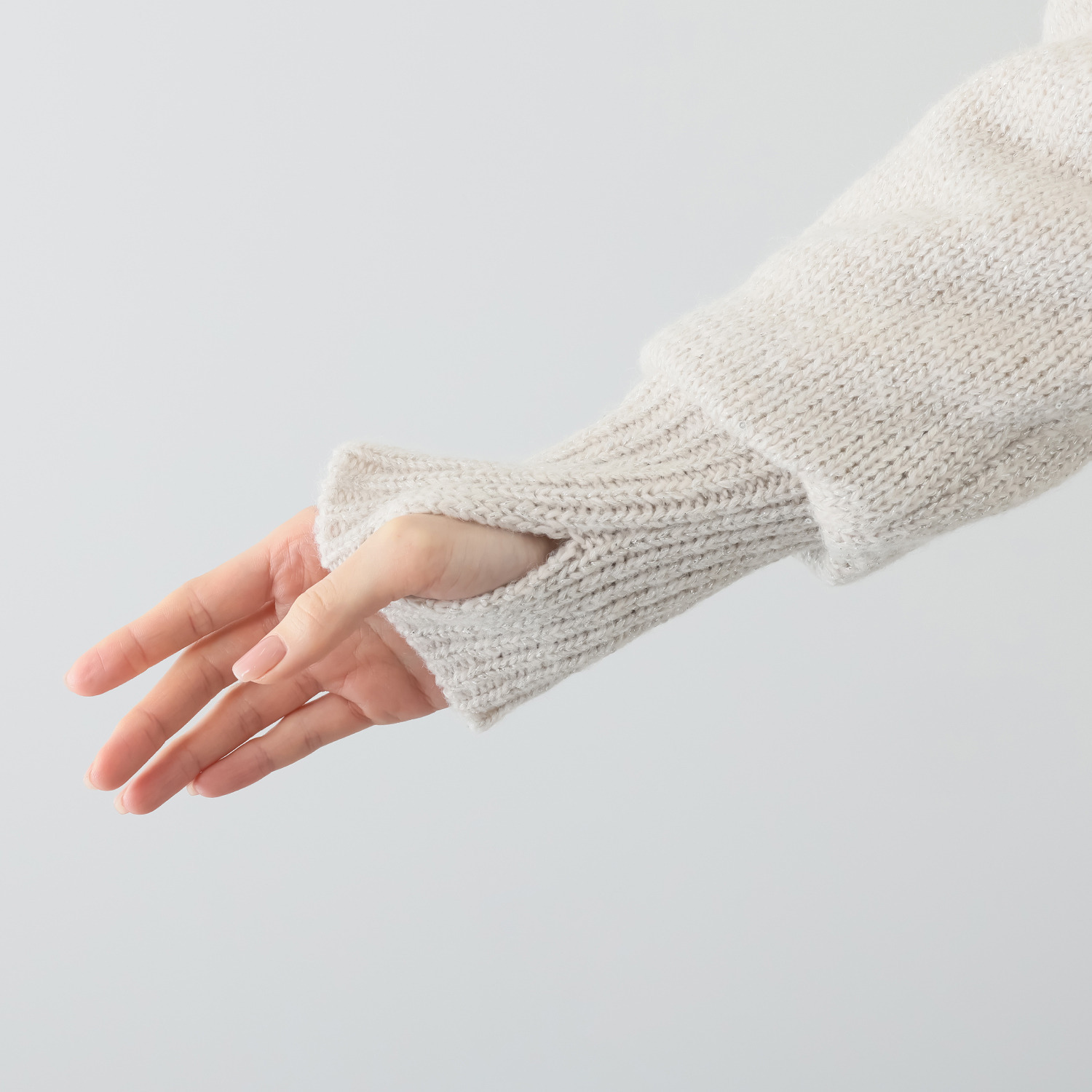 シック　バイ　ネイチャー ダウンライナー ジップニットブルゾン