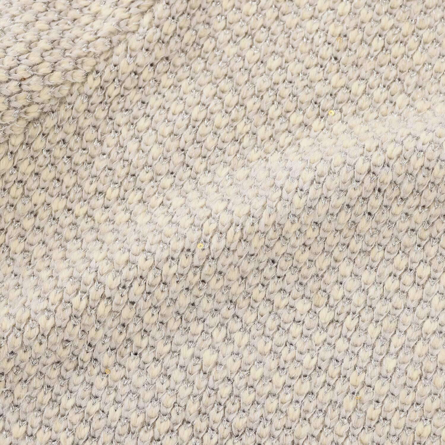 シック　バイ　ネイチャー ブライトツイード調 ニットジャケット