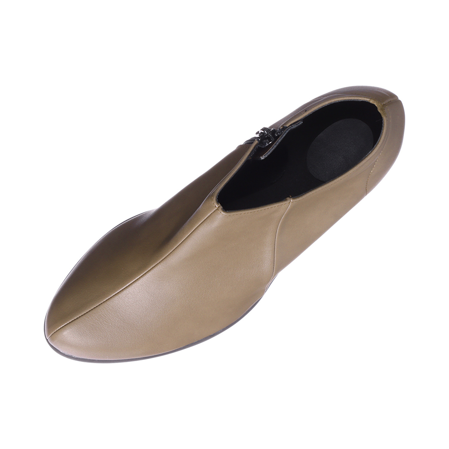 リゲッタ 日本製 アーチサポート アーモンドトゥ ウェッジヒールブーティ