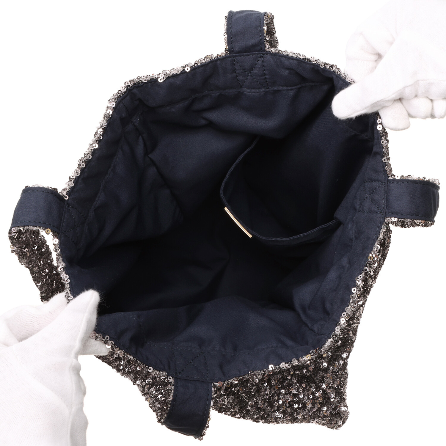 ヘ・エラ お出かけが楽しくなる！ スパンコール キラキラトートバッグ