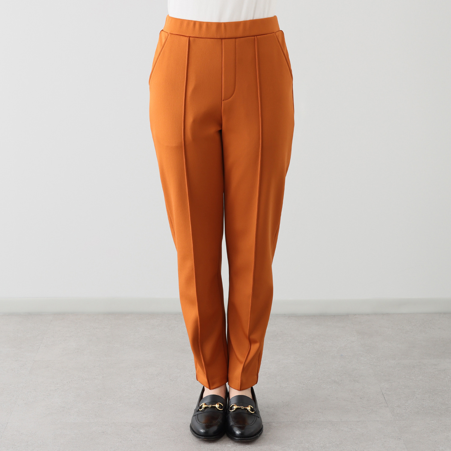 ＴＡＫＵＭＩＢＡ すふれ起毛プラス 保温 イージー テーパードスラックス