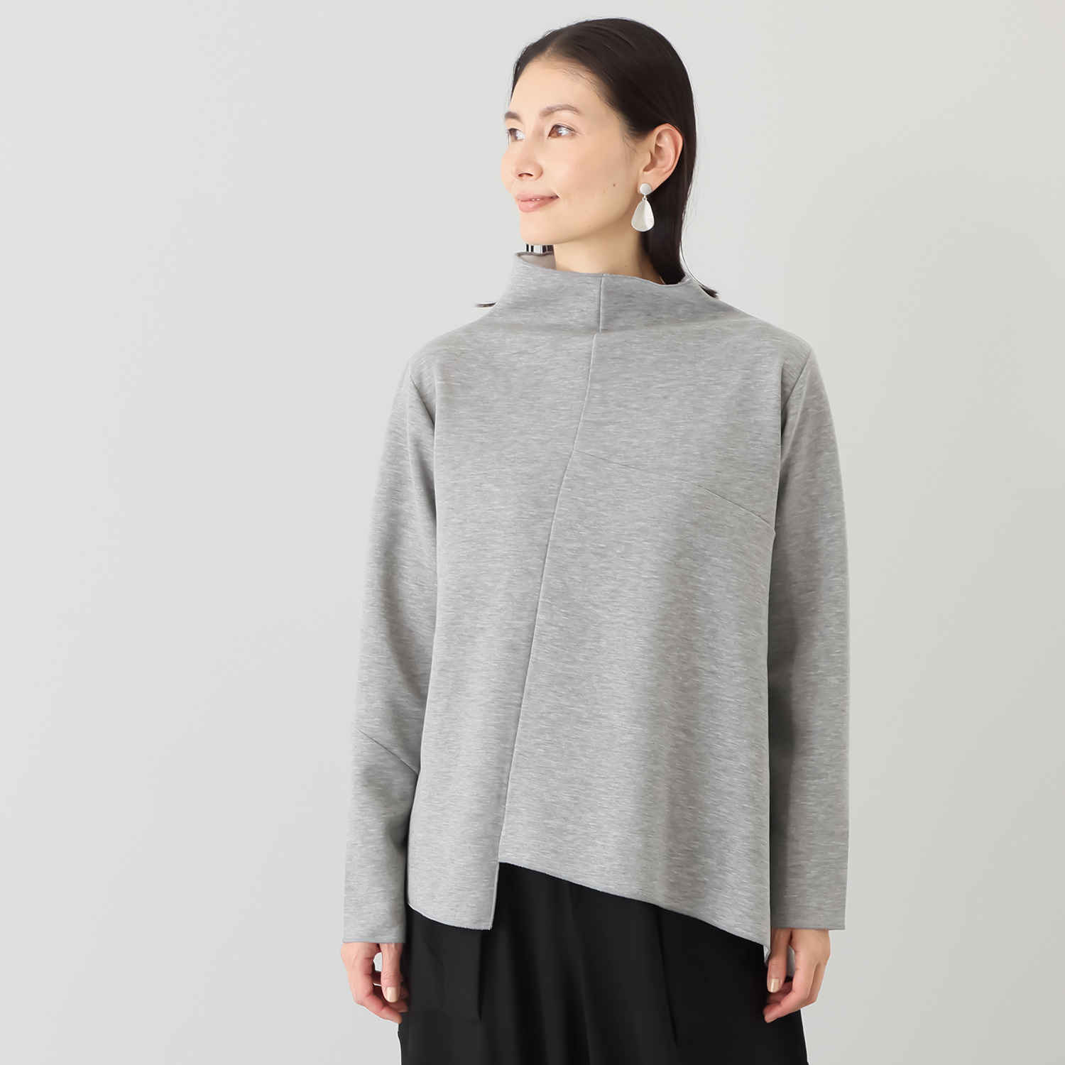 コイビトミサキ アシンメトリーデザイン カットソー プルオーバー