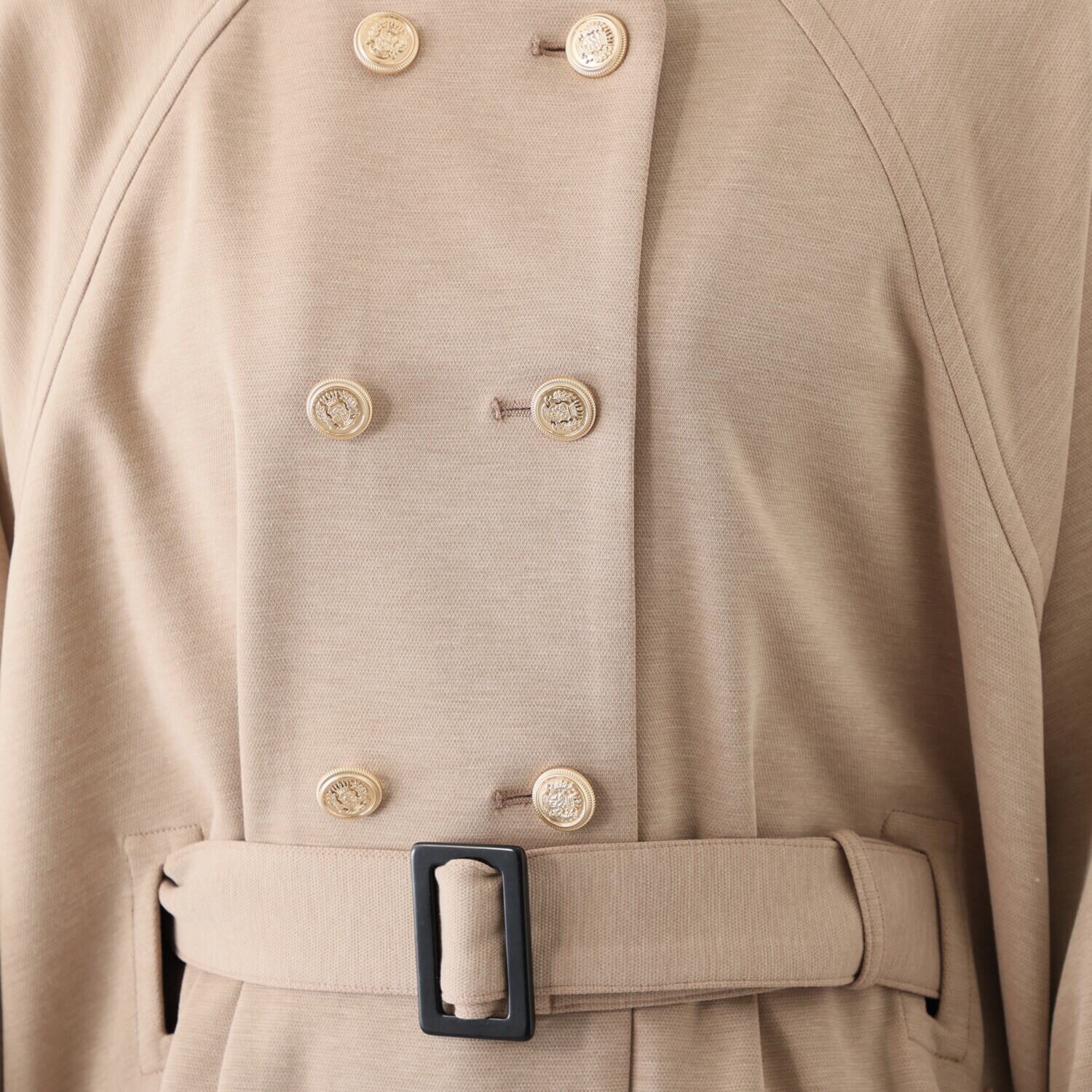 ボン・ブリコラージュ バイ　レイコ・ホウセンジ シックにライトにまとう マント風ショートコート