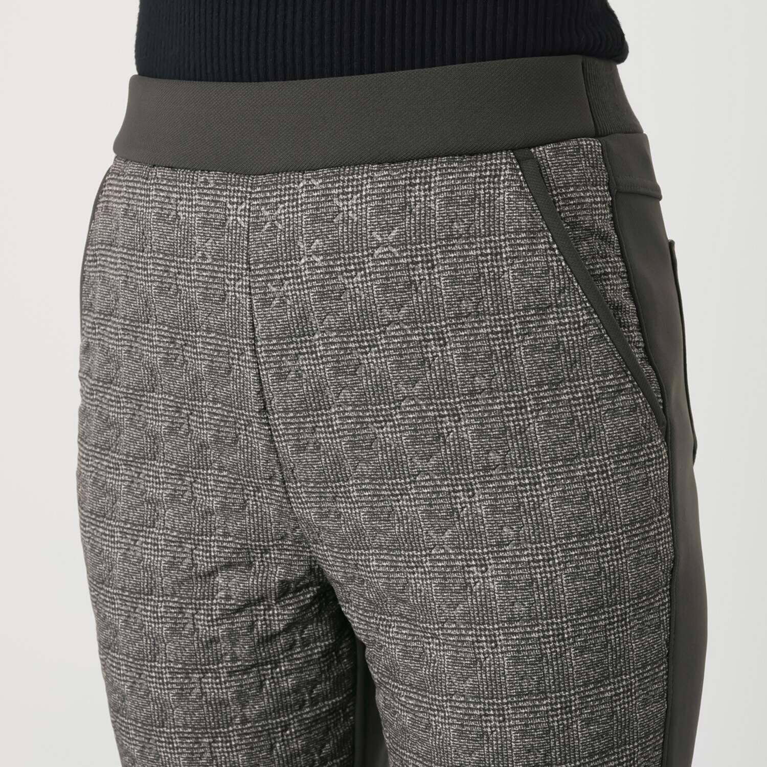 アトリエール 蓄熱保温 マジカルダウン（Ｒ） 裏フリース スリムストレートパンツ